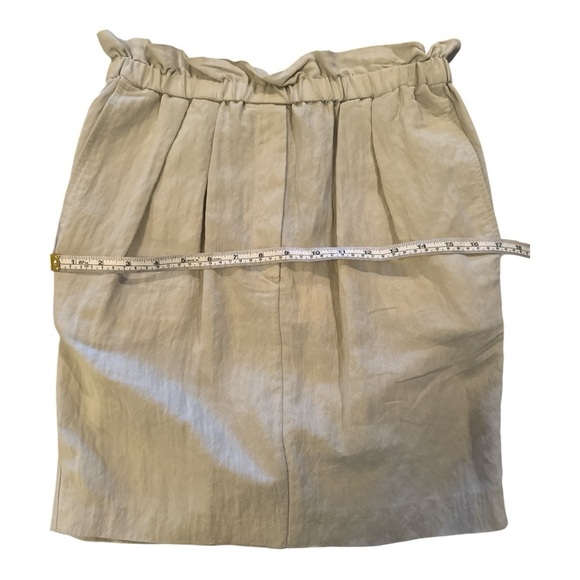 NWT Isabel Marant Cream Linen-Blend Mini Skirt FR 38 / US 6 Summer Resort Chic - Picture 8 of 9
